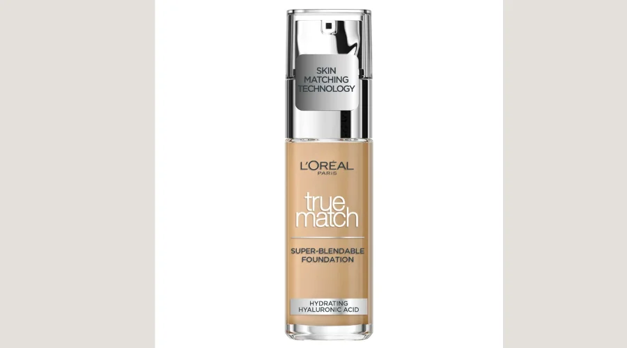 L'Oréal Paris True Match Liquid Foundation with SPF and Hyaluronic Acid 30ml