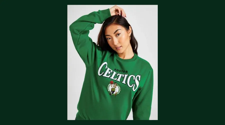 New Era NBA Boston Celtics Logo Crew Sweatshirt