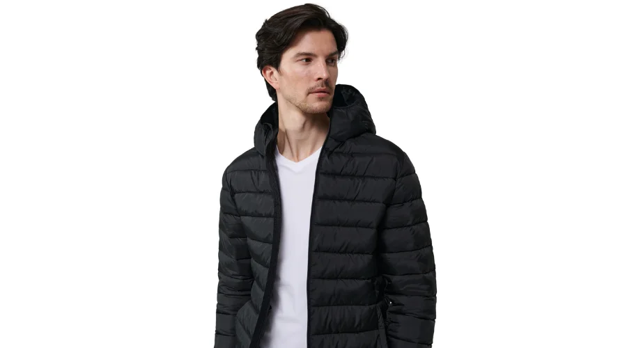 Quilted jacket with hood | feedhour 