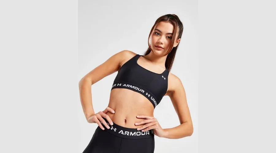 Under Armor HeatGear Logo Band Sports Bra