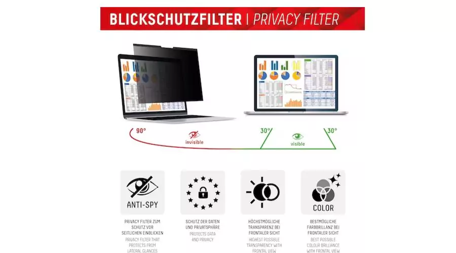 Displex Privacy Safe, Laptop privacy filter