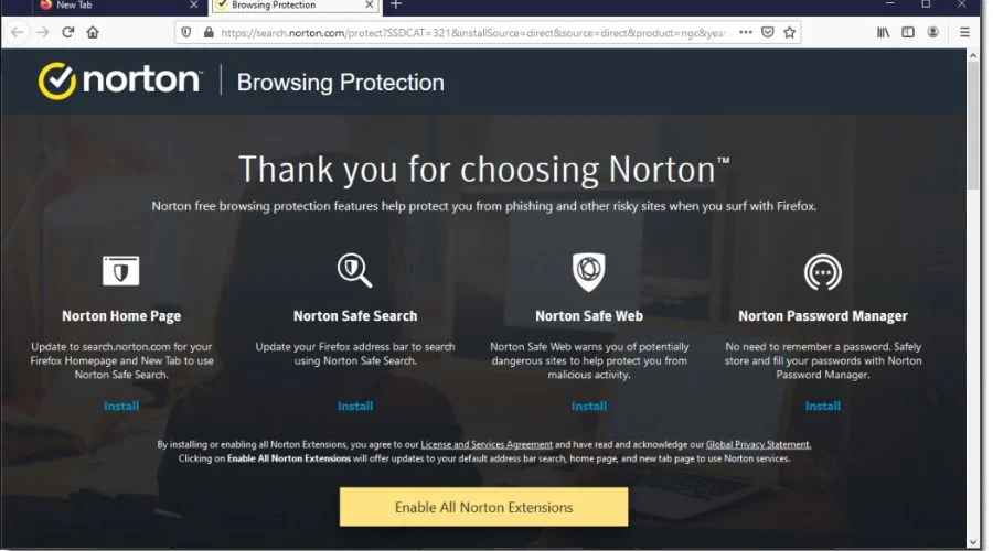 Norton's Official Website