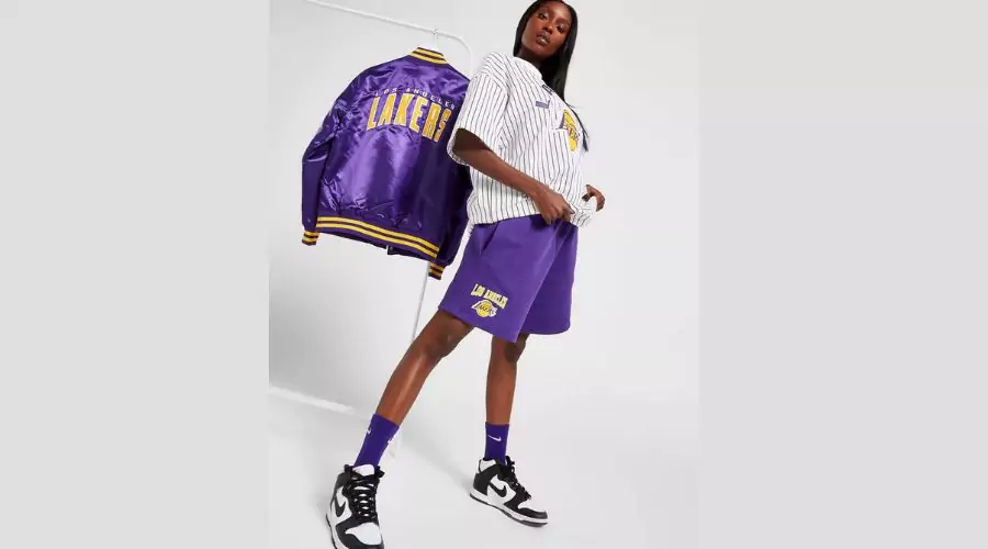 New Era NBA LA Lakers Fleece Shorts