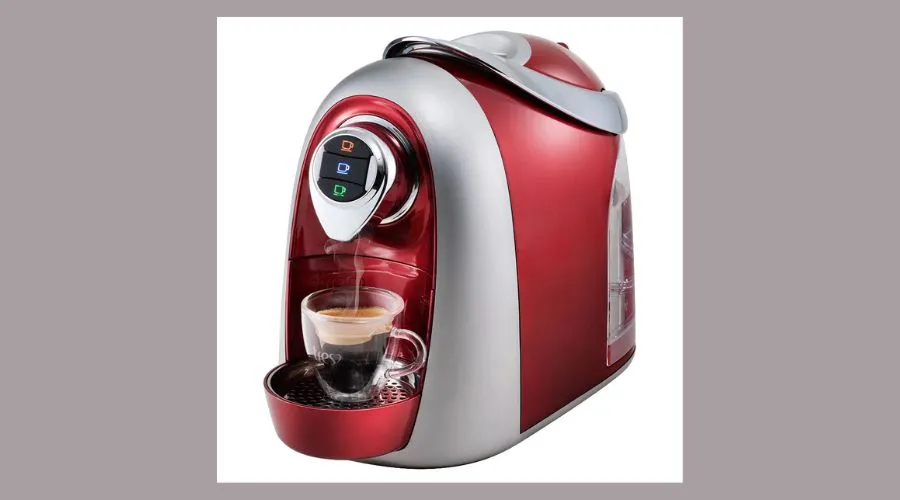 Automatic Red Mode Espresso Coffee Maker - TRES 3 Corações