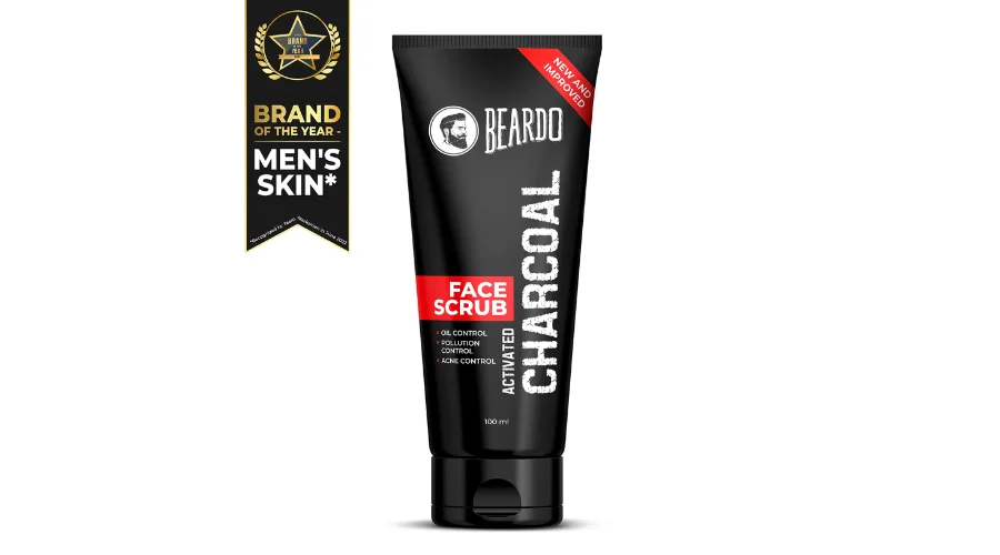 Beardo Activated Charcoal Face Scrub | feedhour 