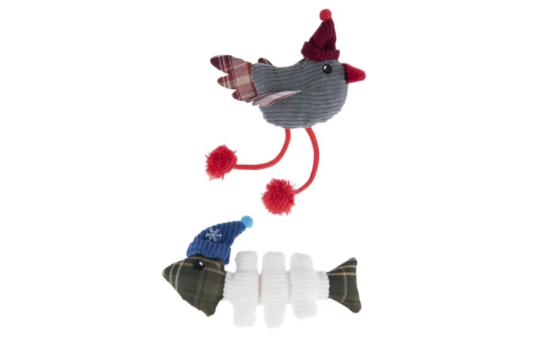 Bird & Fish Cat Toy Set