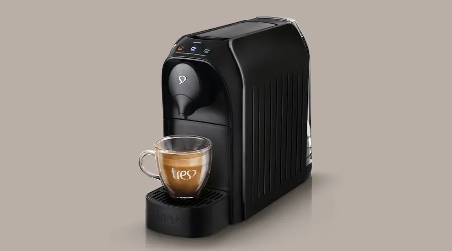 Black Automatic Espresso Coffee Maker - TRES 3 Corações