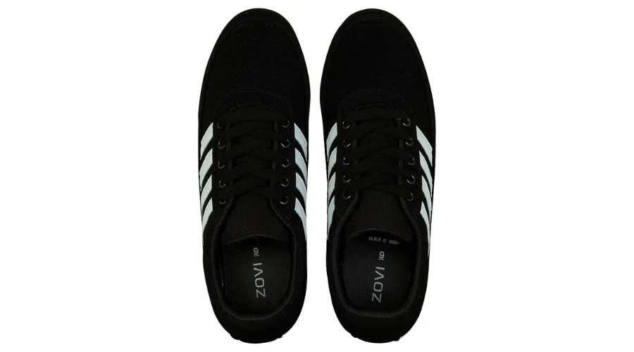 Men's Cavalera Street Stripes Shoes - White+Black | feedhour 