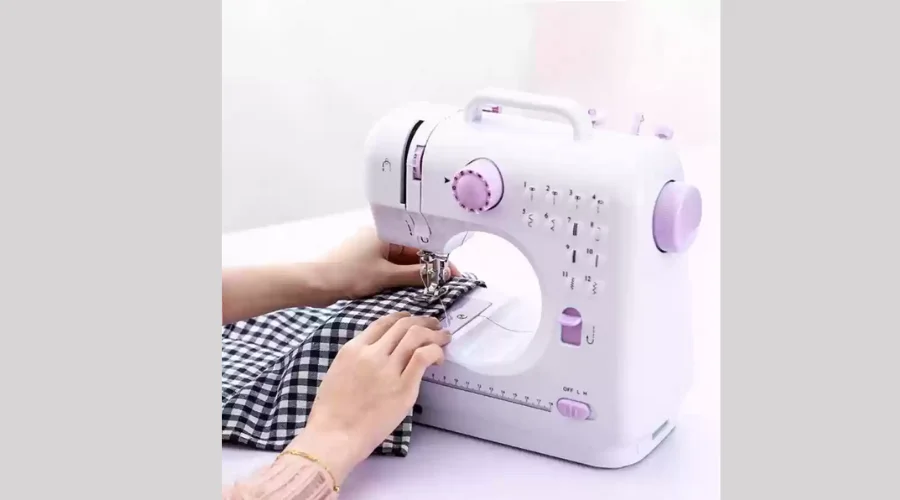 Portable Sewing Machine Importway Bivolt 12 Points Multifunctional