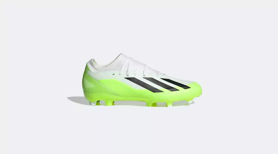 Adidas X Crazyfast Unisex Field Football Boots - White+Black