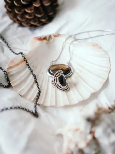 Assortment of exquisite jewelry pieces showcasing elegance and style, curated for the discerning taste of fashion enthusiasts.