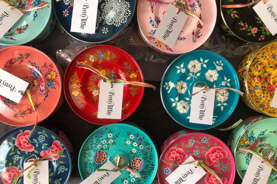 Hand-Painted Masala Dabba Spice Tin