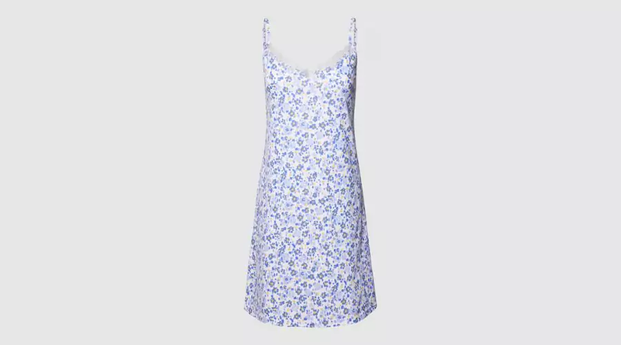 Pink label - Blue All Over Motif Nightgown