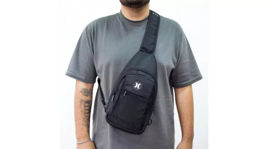 Men's Hurley Shoulder Bag Backpack - Black