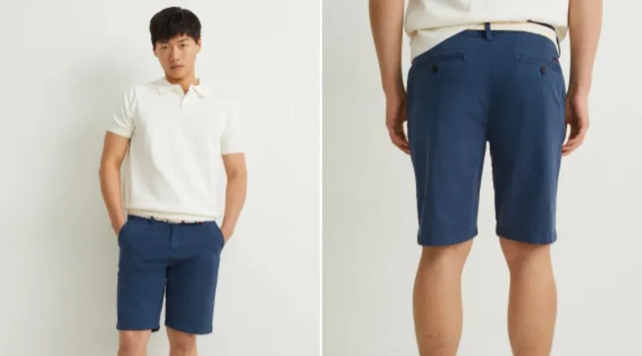 Shorts with belt