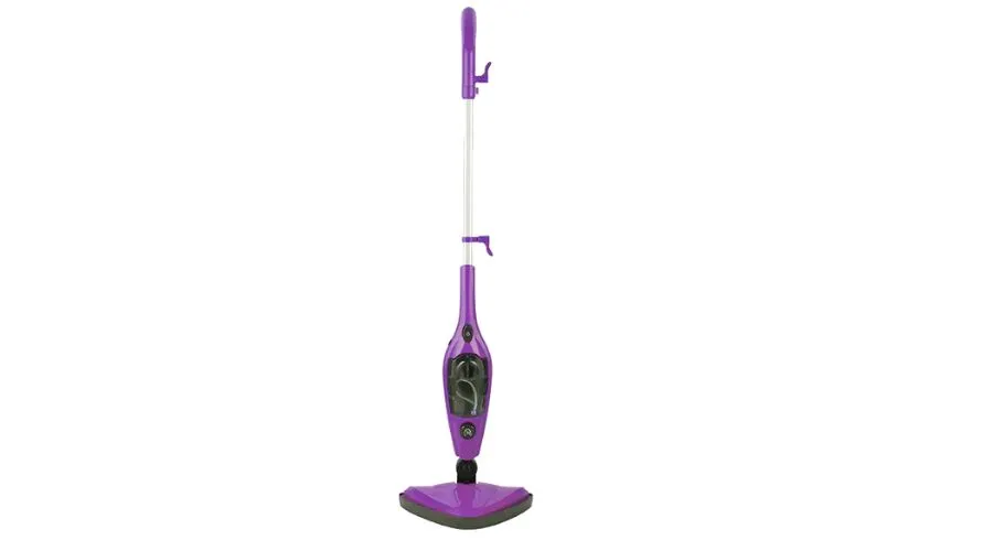 Purple 10 in 1 1500W hot steam mop cleaner and hand steamer
