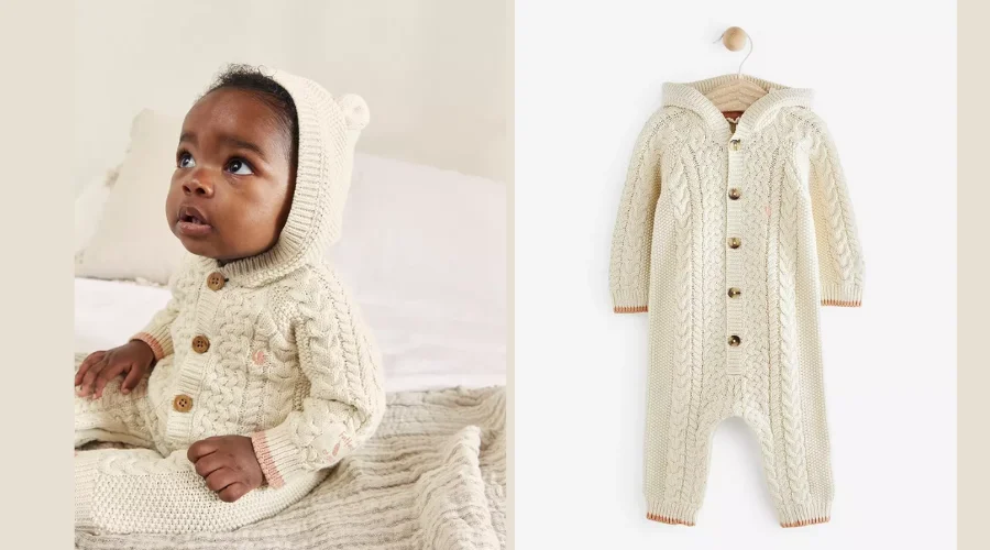Knitted Romper Suit