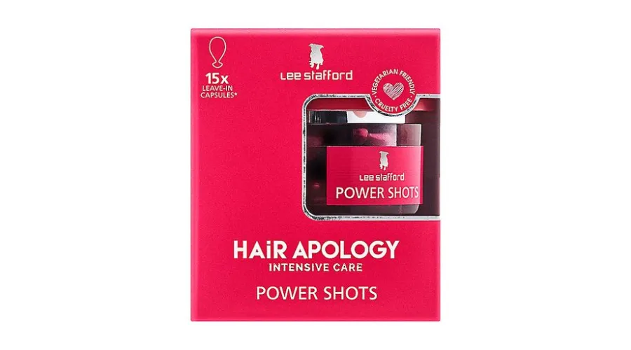 Lee Stafford Hair Apology Power Shots Capsules, for Damaged Hair, 151.25 ml