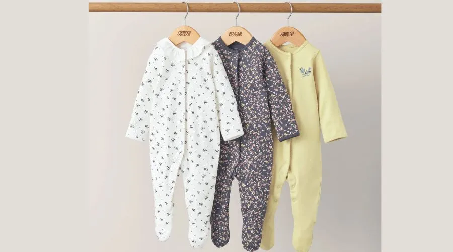 Midnight Secret Garden Sleepsuits Combo For Babies | Feedhour