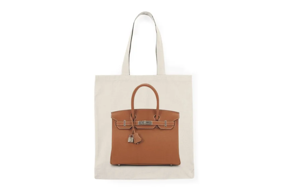 Natural tote bag Hermes Birkin
