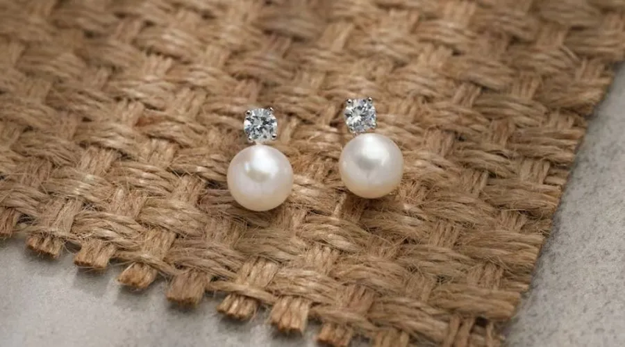 Pearl Stud Earrings
