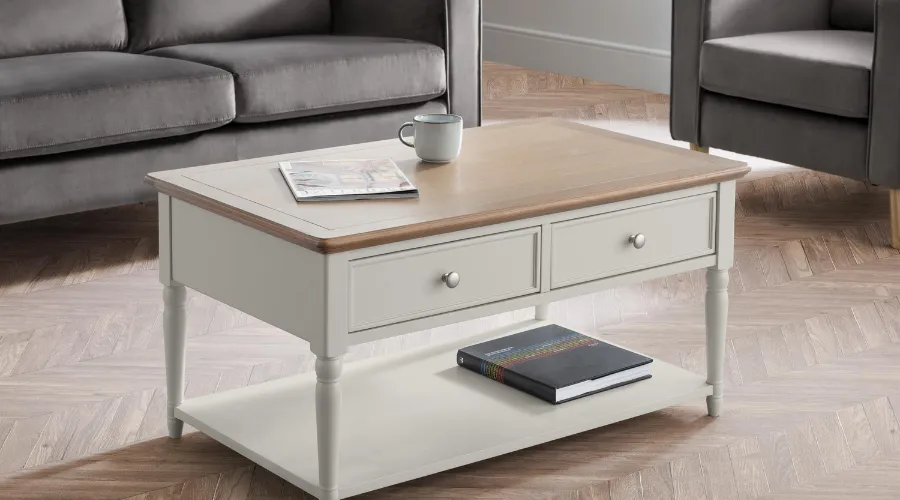 Queensway Coffee Table with Drawer | Feedhour