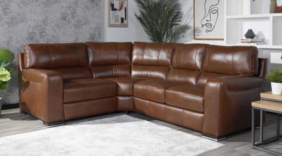 SiSi sisi italia lucca leather 1 corner 2 sofa