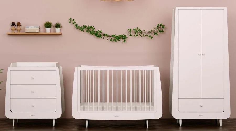 SnuzKot cotbed Range with Wardrobe & Changing unit