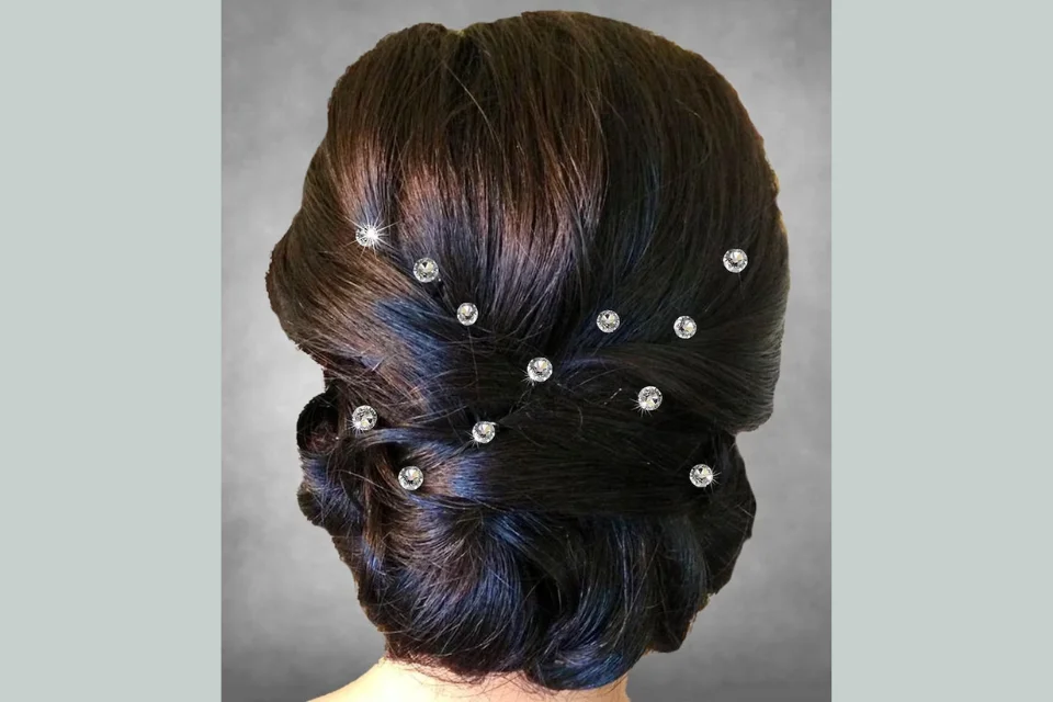 Swarovski Crystal Hair Swirls