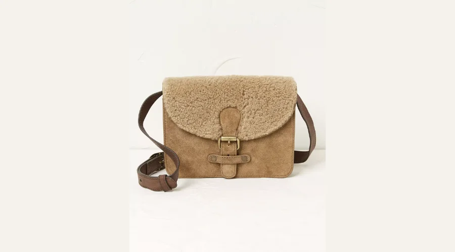 The Avery Shearling Crossbody Bag 