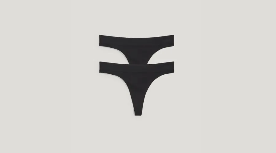 Multipack of 2 - thong - seamless