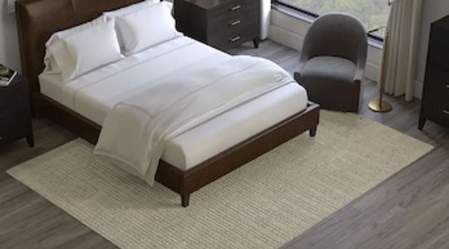 Terna handcrafted bedroom rug