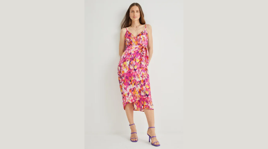 Wrap dress - patterned
