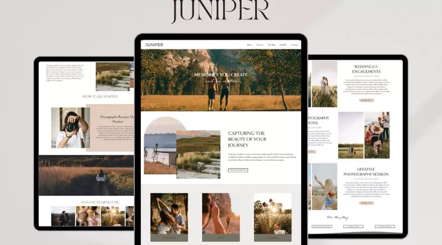 Juniper Restaurant Web Design Template