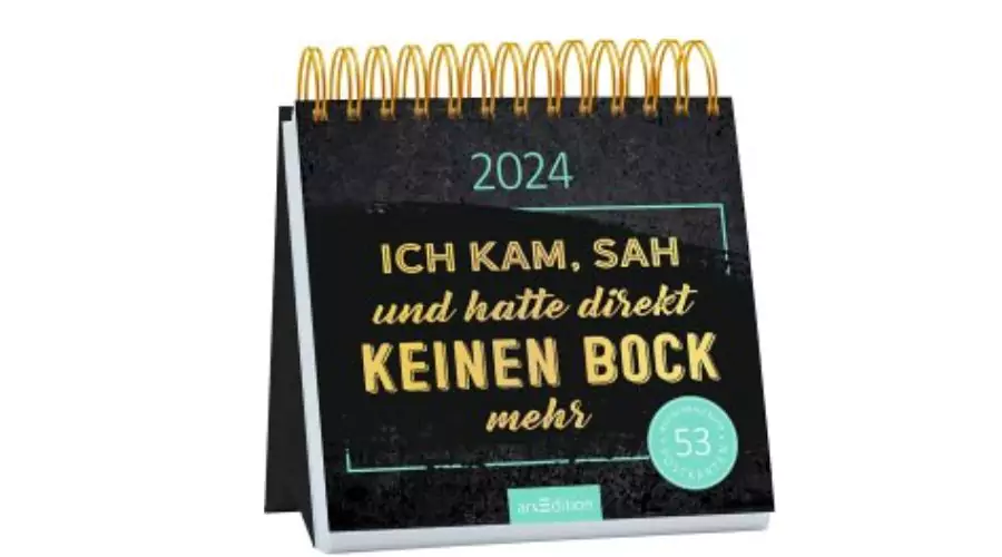 Postcard Calendar For 2024.