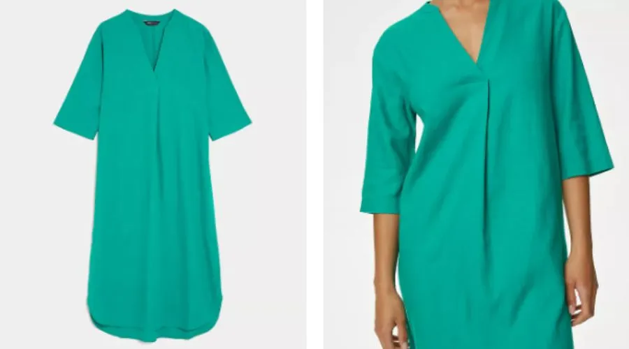 Linen Rich V-Neck Tunic