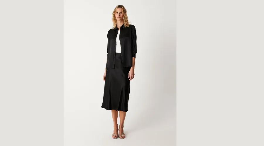 Midi A-Line Skirt