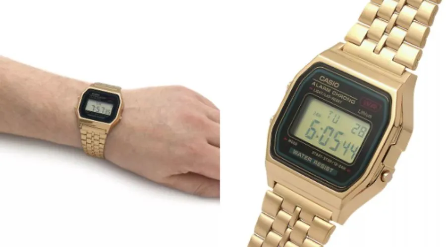Casio Gold Stainless Steel Chronograph Watch
