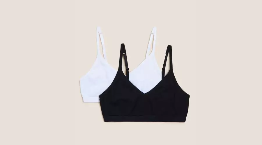 2pk Seamfree Cropped Tops (9-16 Yrs)