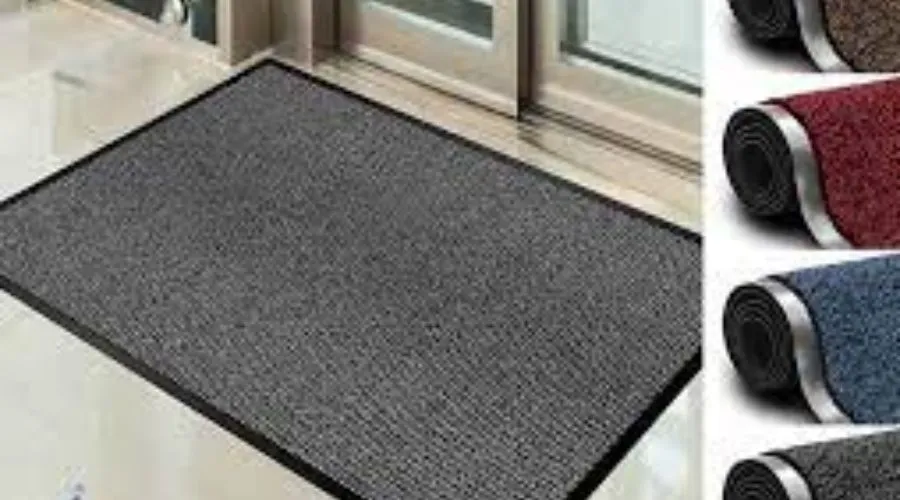 Abaseen grey 60x120 cm door mat heavy duty indoor outdoor