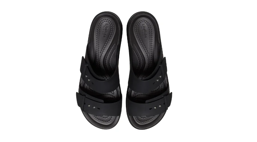 Brooklyn Buckle Wedge Sandals