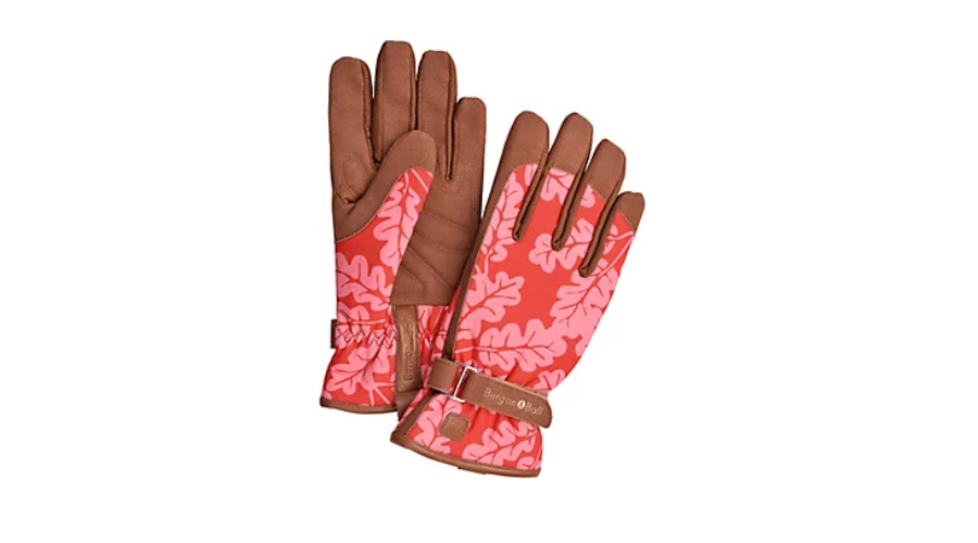 Burgon & Ball Love the Glove Polyester (PES) Red Gardening Gloves Small, Pair of 2