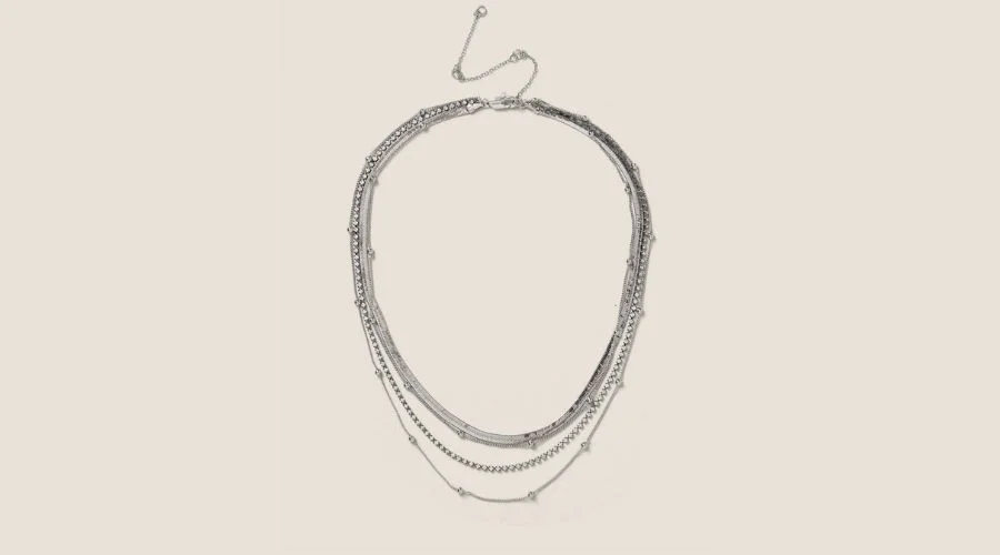 Chain Multirow Short Necklace
