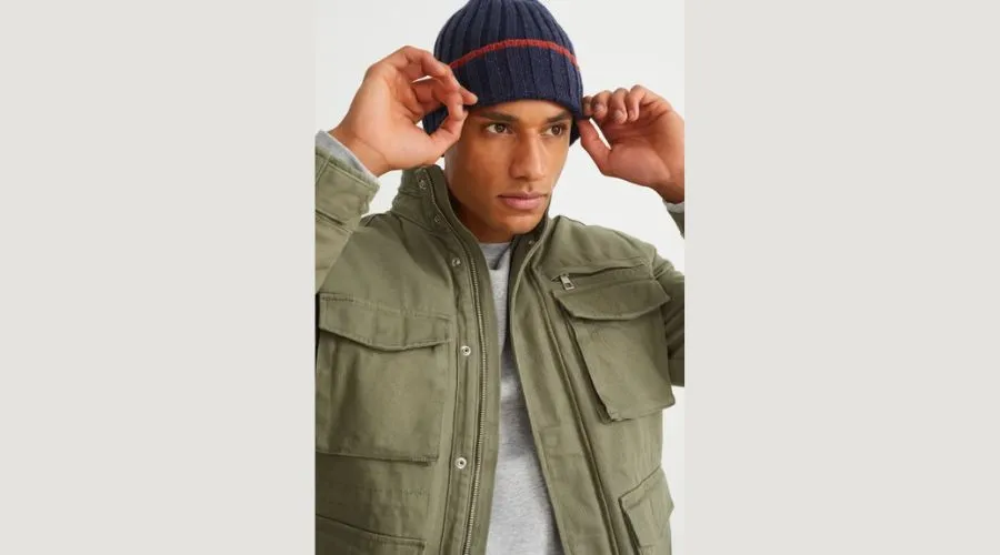 Dark Blue Knitted Hat