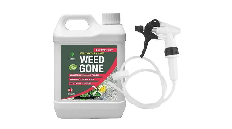 Enviro Works- Weed Gone- 2.5L Fast Acting Weedkiller-Long Hose Trigger