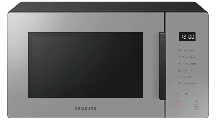 Glass Front 23 Litre Solo Microwave - Slate Gray