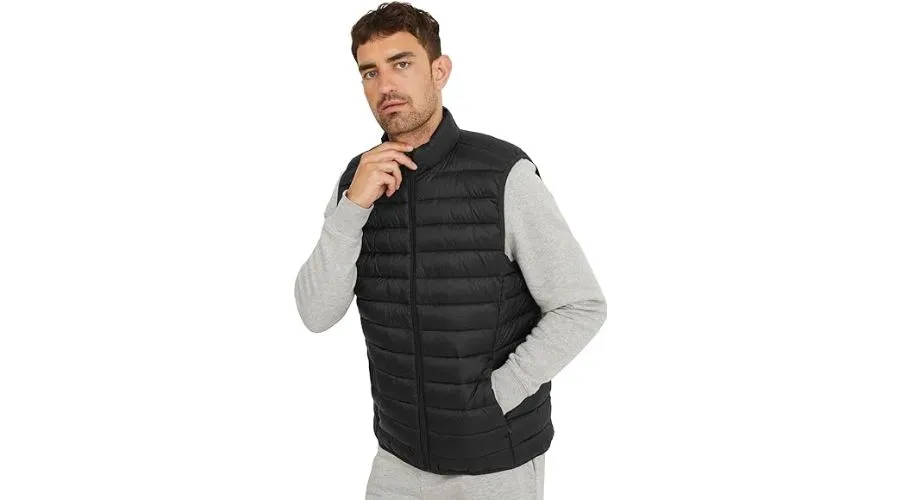 Men’s Quilted Vest- Black