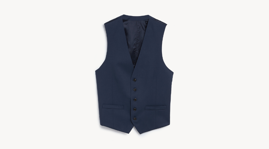Pure Wool Twill Waistcoat
