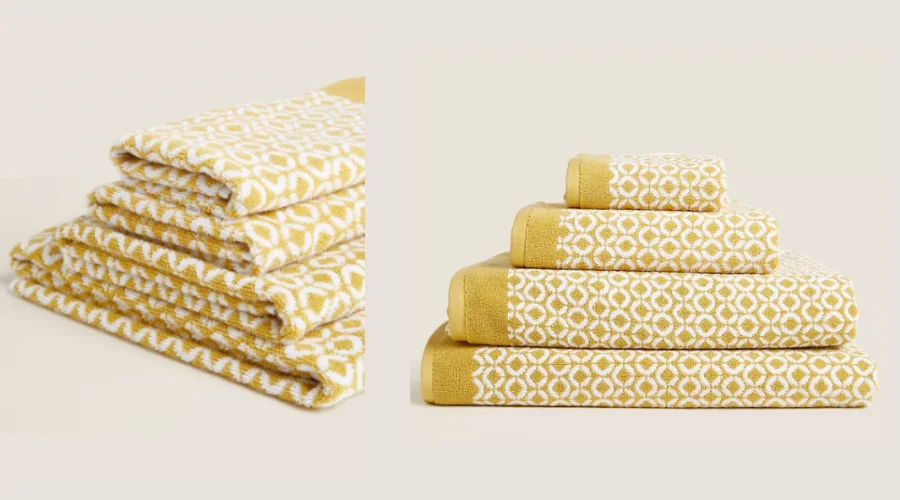 Pure cotton repeat links towel 