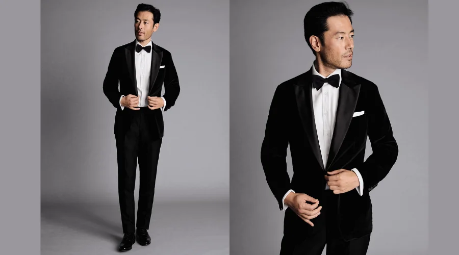 Slim Fit Italian Velvet Suit Jacket